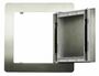 Exclusive Revisionst�r  Revisionsklappe Edelstahl geb�rstet mit Einbaurahmen NDE 300x300 mm