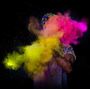 Holi Pulver UV Neon Festival Party Hochzeit Fotoshooting 5 Farben je 100 Gramm
