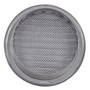 Edelstahl L�ftungsgitter Deckma� 146 mm rund mit Flansch Insektenschutz NVM125
