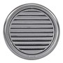 Edelstahl L�ftungsgitter Deckma� 146 mm rund mit Flansch Insektenschutz NVM125