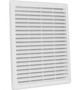 L�ftungsgitter 300x300mm Abluftgitter aus ASA Kunststoff mit Insektenschutz wei�