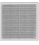 L�ftungsgitter 250x250mm Abluftgitter aus ASA Kunststoff mit Insektenschutz wei�