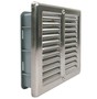 Edelstahl L�ftungsgitter 150x150mm Abluftgitter Insektenschutz u Einbaurahmen S