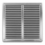 Edelstahl L�ftungsgitter 200x200mm Abluftgitter Insektenschutz u Einbaurahmen
