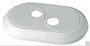 5 St�ck Doppel Heizungsrosetten Heizungsmanschetten  wei�   18mm