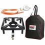 Gas Hockerkocher 4 kW ohne Z�ndsicherung, 30x30x14 cm, mit Tasche & Gasdruck