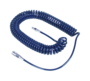 ELORA Druckluft Spiralschlauch 8m, max. 15 bar, blau 
