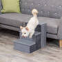 Trixie Hundetreppe 3 Stufen f�r Bett & Sofa, grau