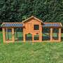 Kleintierstall Picasso mit PVC Welldach