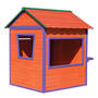 Holz Kinderspielhaus Kunterbunt