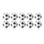 10 Kickerb�lle schwarz-wei� 34 mm 