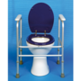 Toilettenst�tzgestell Toilettenrahmen aus Aluminium, zerlegbar, h�henverstellbar