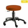 Drehrollhocker Nero 70 mm Polster, st�ndige Last 110 kg, H�he 46,5 - 59,5 cm