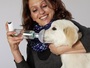 RC-Animal Chamber, Inhalierhilfe für Tiere, für alle Dosieraerosole MDI Hund Katze Pferd