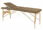 Behandlungsliege, Massageliege, Liege klappbar, mobil, H�he 57-85 cm, aus Holz