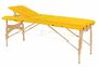 Behandlungsliege, Massageliege, Liege klappbar, mobil, H�he 57-85 cm, aus Holz