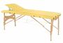 Behandlungsliege, Massageliege, Liege klappbar, mobil, H�he 57-85 cm, aus Holz