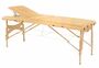 Behandlungsliege, Massageliege, Liege klappbar, mobil, H�he 57-85 cm, aus Holz