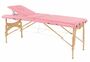 Behandlungsliege, Massageliege, Liege klappbar, mobil, H�he 57-85 cm, aus Holz