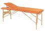 Behandlungsliege, Massageliege, Liege klappbar, mobil, H�he 57-85 cm, aus Holz