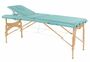 Behandlungsliege, Massageliege, Liege klappbar, mobil, H�he 57-85 cm, aus Holz