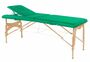 Behandlungsliege, Massageliege, Liege klappbar, mobil, H�he 57-85 cm, aus Holz