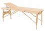 Behandlungsliege, Massageliege, Liege klappbar, mobil, H�he 57-85 cm, aus Holz