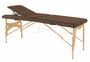 Behandlungsliege, Massageliege, Liege klappbar, mobil, H�he 57-85 cm, aus Holz