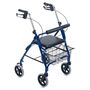 Teqler Rollator mit zusammenklappbarer Sitzfl�che und Einkaufskorb