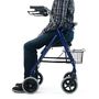 Teqler Rollator mit zusammenklappbarer Sitzfl�che und Einkaufskorb