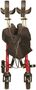 Arthritis Rollator - faltbarer Aluminium-Rollator mit Sitz, Rot  