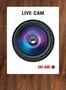 sticky jam Trspion-Sticker - Live Cam