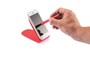 Smartphone-Halter - Push Phone Stand mit Eingabestift, rot