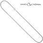 Zopfkette 925 Sterling Silber 2,2 mm 50 cm Halskette Karabiner