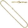 Halskette Kette 333 Gelbgold massiv 45 cm Goldkette Karabiner 