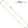 Ankerkette 585 Gelbgold diamantiert 1,6 mm 40 cm Halskette 