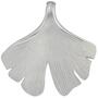 Anh�nger Ginkgo Ginko 925 Sterling Silber mattiert