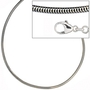 Schlangenkette 925 Silber 1,6 mm 50 cm Halskette Karabiner