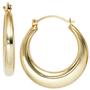 Creolen 585 Gold Gelbgold 23,9 mm Ohrringe 
