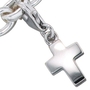 Einhnger Charm Kreuz 925 Sterling Silber rhodiniert