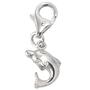 Einh�nger Charm Delfin 925 Sterling Silber rhodiniert