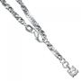 Fu�kettchen Fu�kette 925 Sterling Silber rhodiniert 1 Zirkonia 25 cm Karabiner