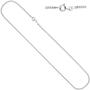 Panzerkette 333 Wei�gold 2,1 mm 42 cm Halskette