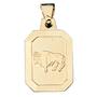 Anh�nger Sternzeichen Stier 333 Gelbgold matt Sternzeichen Anh�nger 