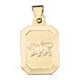 Anhnger Sternzeichen Lwe 333 Gelbgold teilmattiert 
