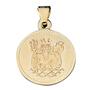 Anh�nger Sternzeichen Wassermann 333 Gold Gelbgold matt