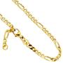 Fu�kettchen Fu�kette 333 Gold Gelbgold 25 cm Karabiner