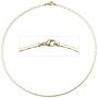 Halskette Kette 585 Gold Gelbgold 42 cm Goldkette Karabiner 