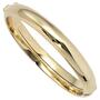 Armreif Armband oval 585 Gelbgold Goldarmreif Kastenschloss 
