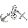 Kinder Anh�nger Glaube Liebe Hoffnung 925 Sterling Silber Kinderanh�nger